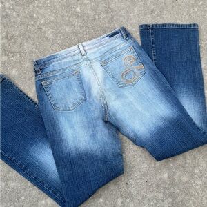 South Pole Women's Boot Cut Jeans - Blue
